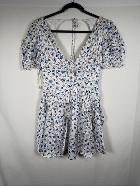 white cut out mini dress White Cut-Out Mini-Dress main image 0